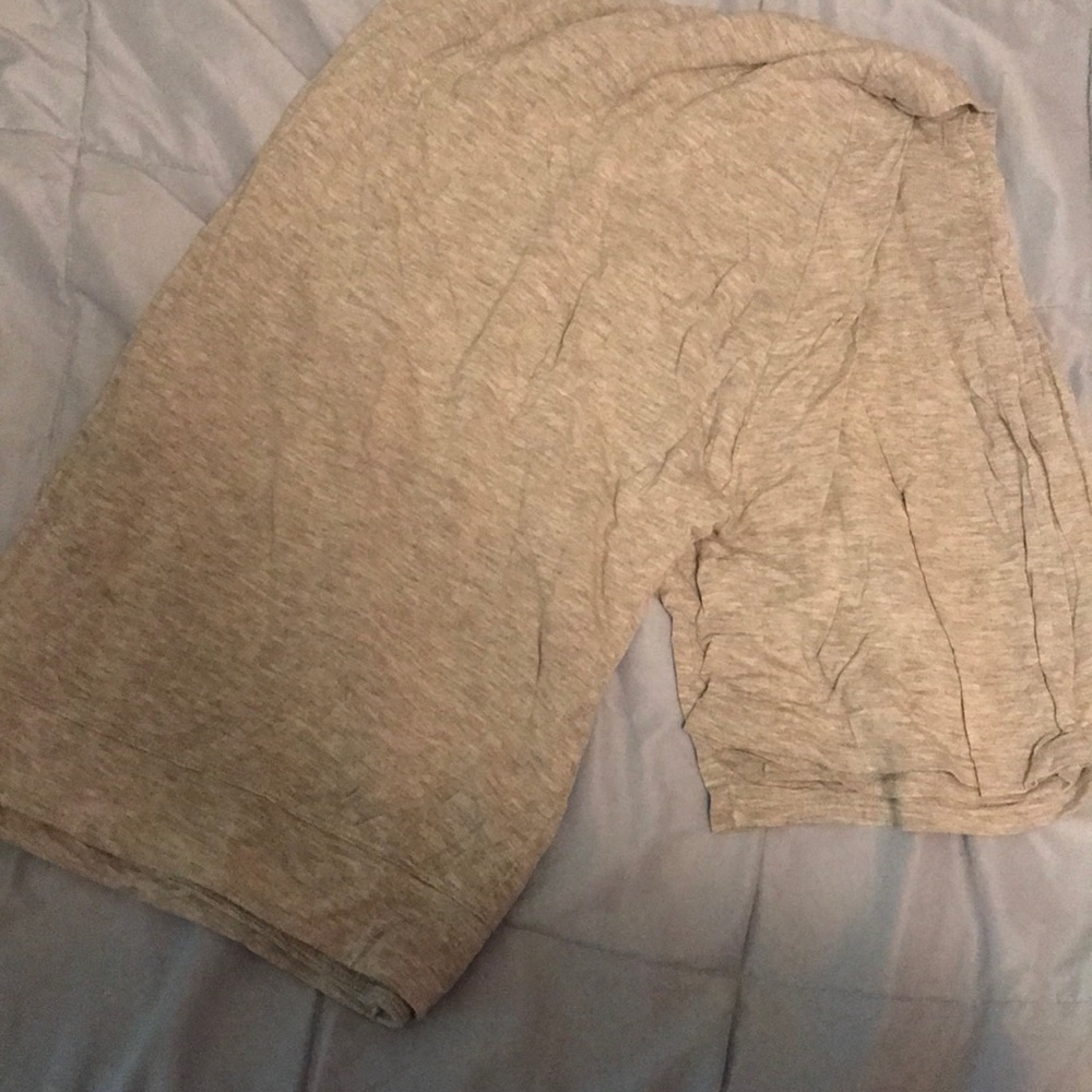Gray pajama pants